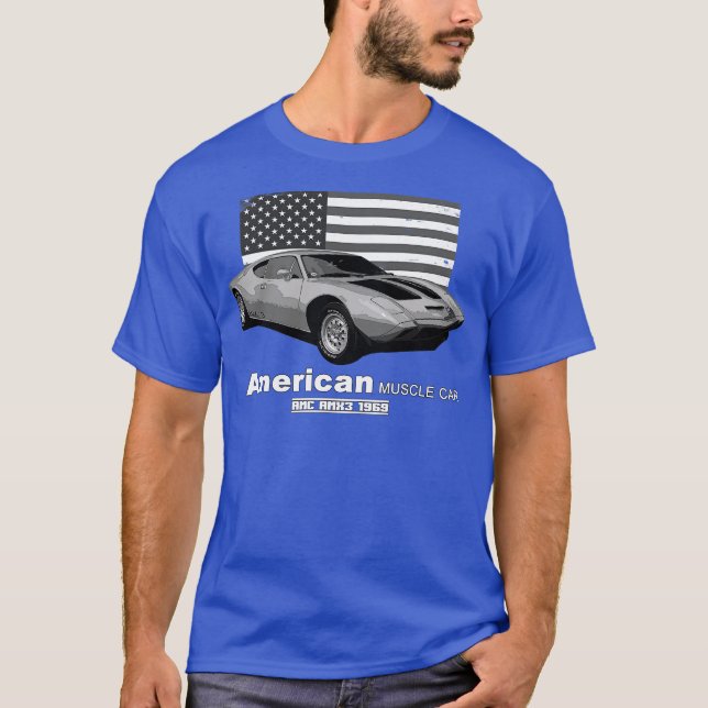 AMX3 American Muscle 60er 70er Old is Gold T-Shirt (Vorderseite)