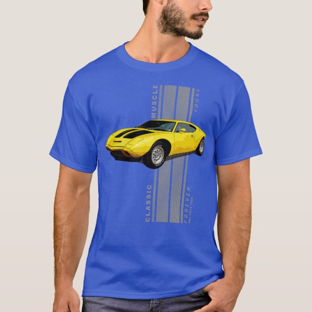 AMX3 Classic American Muscle Vintag T-Shirt (Vorderseite)