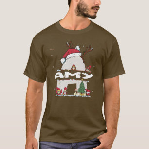 Amy Christmasw Amy Name für lustige Weihnachten T-Shirt