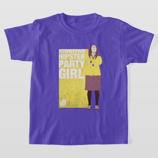 Amy | Downtown Hipster Party Girl T-Shirt (Ablage )