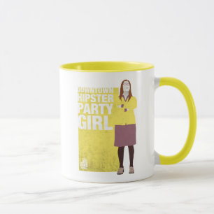 Amy   Downtown Hipster Party Girl Tasse