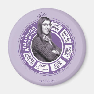 Amy Farrah Fowler Info Graphic Magnet