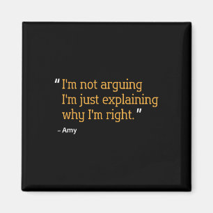 Amy Gift Zitat Personalisiert Funny Geburtstag Nam Magnet