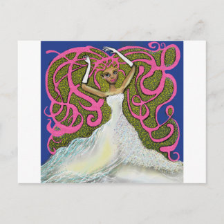 Amy ist Hochzeit. Postkarte