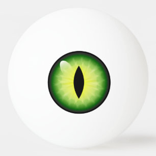 Amy K Googly Snake Reptil Eye Ping Pong Ball Tischtennisball