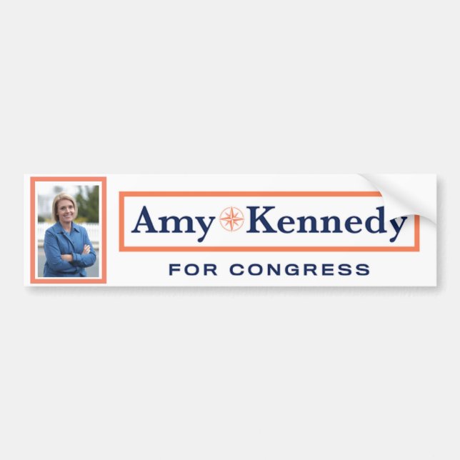 Amy Kennedy for Congress 2020 Autoaufkleber (Vorne)