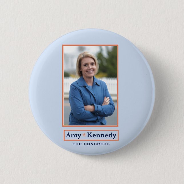 Amy Kennedy for Congress 2020 Button (Vorderseite)