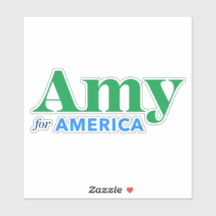 Amy Klobuchar 2020 Amy für den Präsidenten Aufkleber