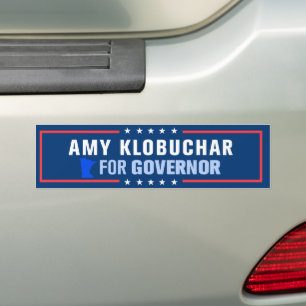 Amy Klobuchar für Gouverneur von Minnesota Autoaufkleber