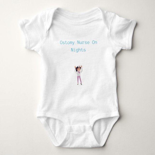 Amy Nury on Nights - Ostomy Nurse Baby Strampler (Vorderseite)