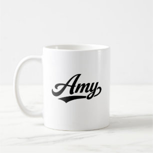 Amy Vorname Nachname Familien Geschenke Kaffeetasse