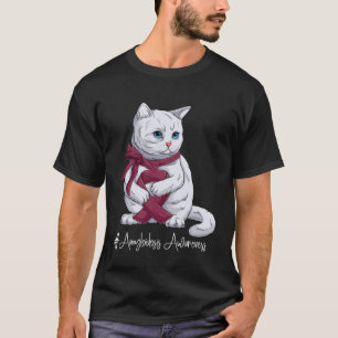 Amyloidose-Bewusstseinsmonat Burgunder-Schleife-Ka T-Shirt