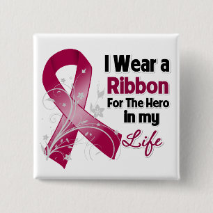 Amyloidose Ribbon Hero in My Life Button