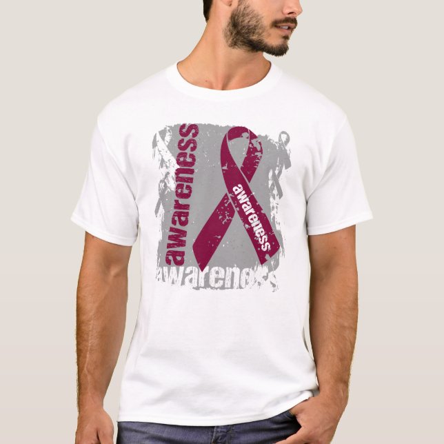 Amyloidosis-Bewusstseins-Schmutz-Band T-Shirt (Vorderseite)
