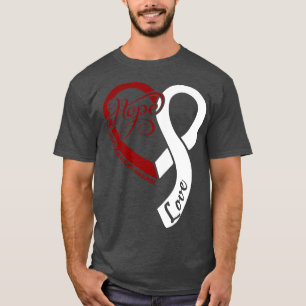 Amyloidosis-Kopfschmerzen-Bewusstsein Hople Liebe T-Shirt