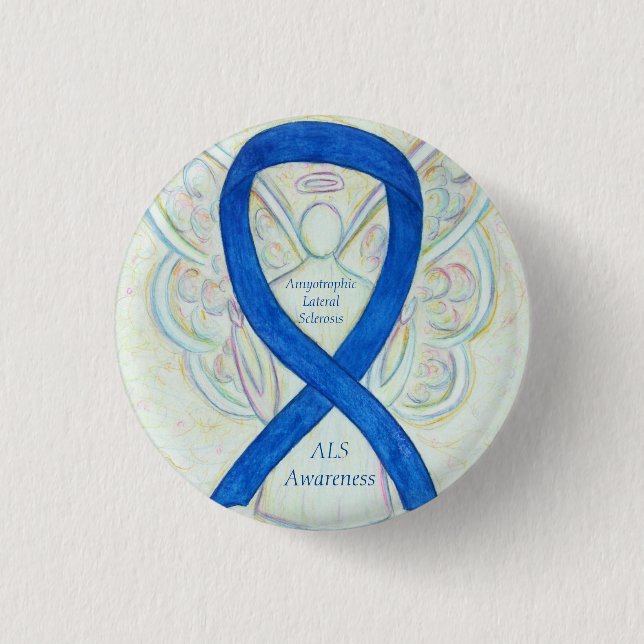 Amyotrophe Lateralsklerose Sensibilisierendes Butt Button (Vorderseite)