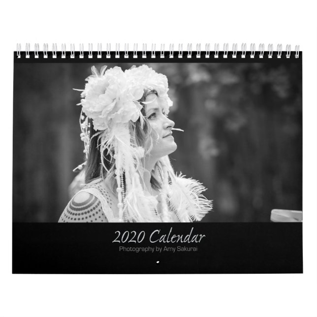 Amy's 2020 Monochrome-Kalender Kalender (Titelbild)