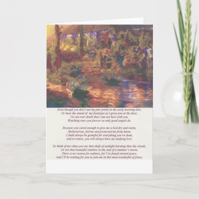 Amys Gedicht II Karte (Vorderseite)