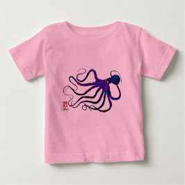 Amy's Octopus in Lila - Baby Tutu Bodysuit Baby T-shirt