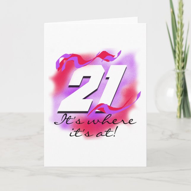 An 21 wo es ist karte (Vorderseite)