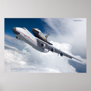 An-225 Mrija & Buran: Space Legends Poster