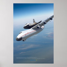 An-225 Mrija: Himmel-Riese und Buran-Plakat