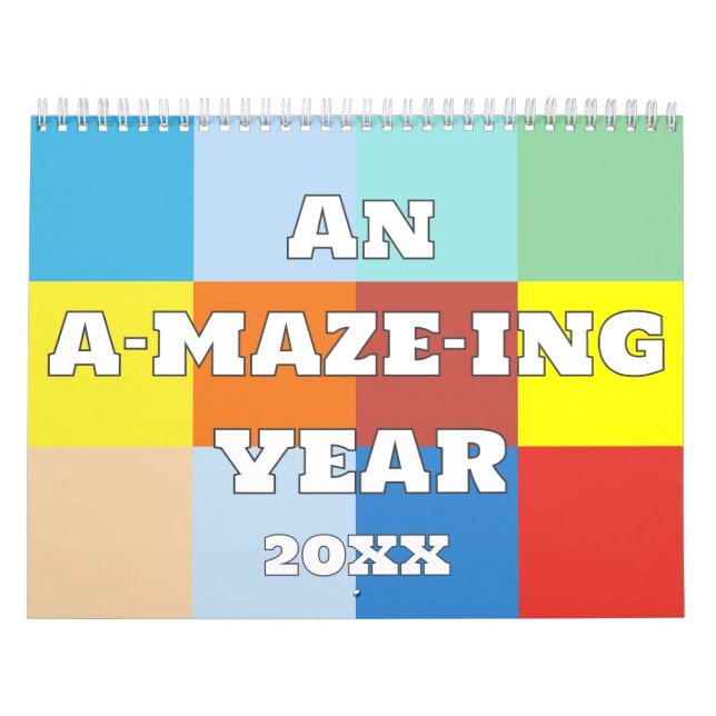 An A-maze-ing Year Calendar Kalender (Titelbild)