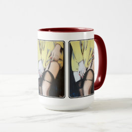 "An Afternoon Affair" Gemälde auf einer Tasse