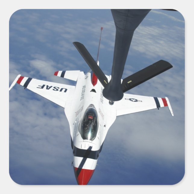 An Altus KC-135 Stratotanker Quadratischer Aufkleber (Vorderseite)