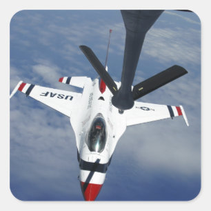 An Altus KC-135 Stratotanker Quadratischer Aufkleber