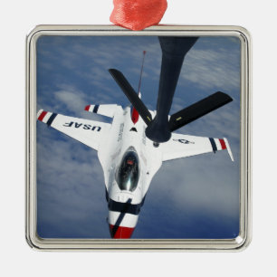 An Altus KC-135 Stratotanker Silbernes Ornament