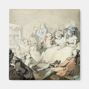 an An Publikum Watching a Play, c.1785 (pen and in Magnet