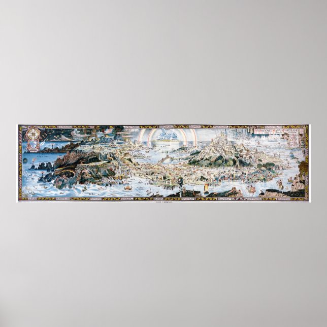 An Anciente Mappe von Fairyland Poster (Vorne)