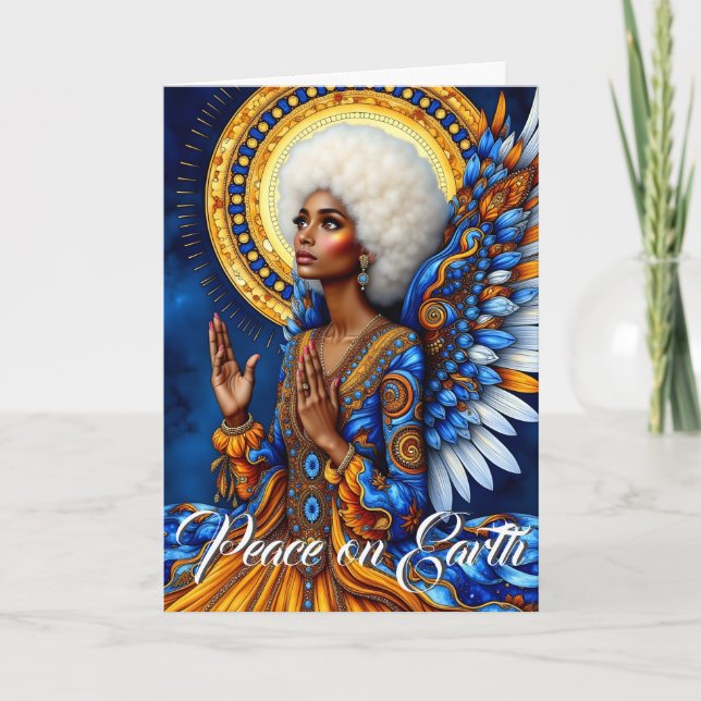 An Angel's Christmas Karte (Vorderseite)