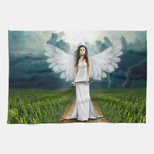 An Angels Direction Geschirrtuch