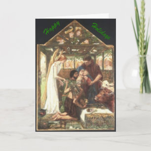 An Angels Segen Custom Greetings Card Feiertagskarte