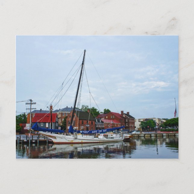 An Annapolis Sailboat Postkarte (Vorderseite)