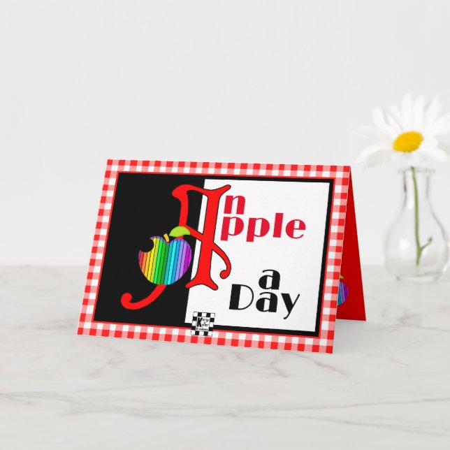 "An Apple a Day" - eine gute Karte (Kleine Pflanze)