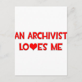 An Archivist Loves Me Postkarte