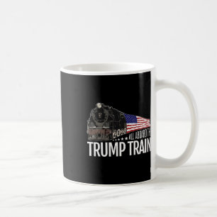 An Bord der Trump-Bahn 2020 - Neuwahl amerikanisch Kaffeetasse