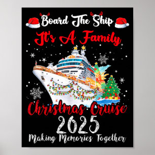 An Bord des Schiffes - Es ist eine Familien-Weihna Poster