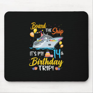 An Bord des Schiffes, es ist meine 14. Geburtstags Mousepad