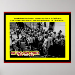 An Bord einer Küste Schutz-bemannt Poster