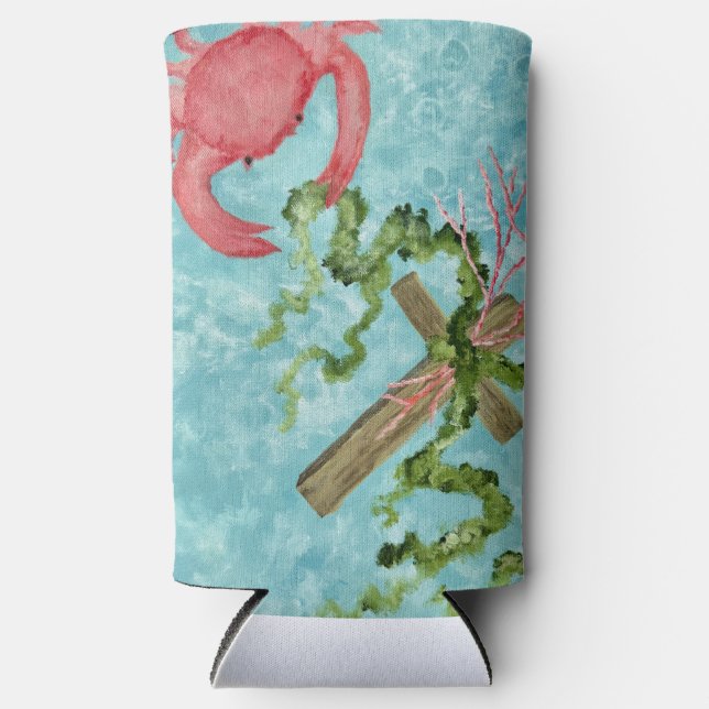 An das Kreuz klammern kann kühler werden Selters Dosenkühler (Vorderseite)