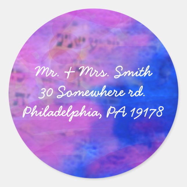 An das Siegel zur Antwort auf die Toraaufkleber au Runder Aufkleber (Vorderseite)