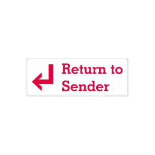 "An den Absender zurück"-Stempel Permastempel
