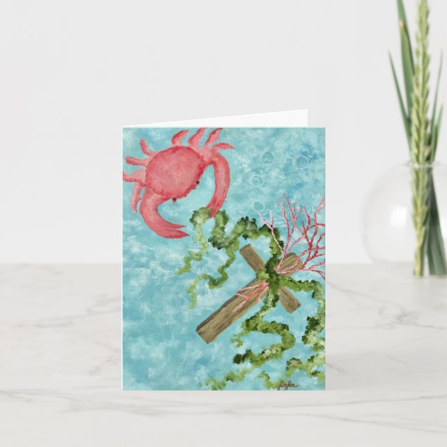 An den Kreuznotecards festhalten (Vorderseite)