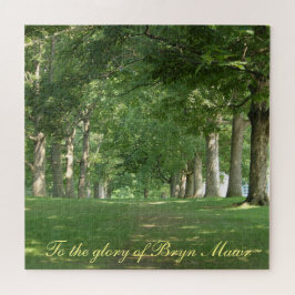 An den Ruhm von Bryn Mawr Senior Row Bäume Puzzle
