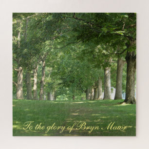 An den Ruhm von Bryn Mawr Senior Row Bäume Puzzle