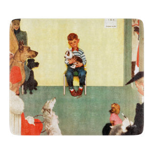 An den Tierärzten durch Norman Rockwell Schneidebrett